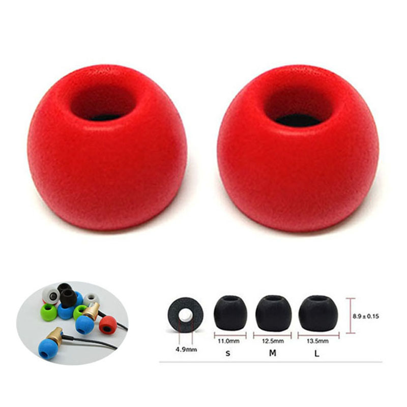 1Pair ANJIRUI Memory Foam Eart - Earphone Foam Tip ulasan dan harga