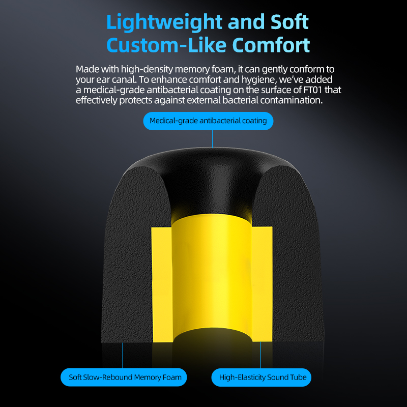 KZ-FT01 Memory Foam Eartips No - Earphone Foam Tip ulasan dan harga