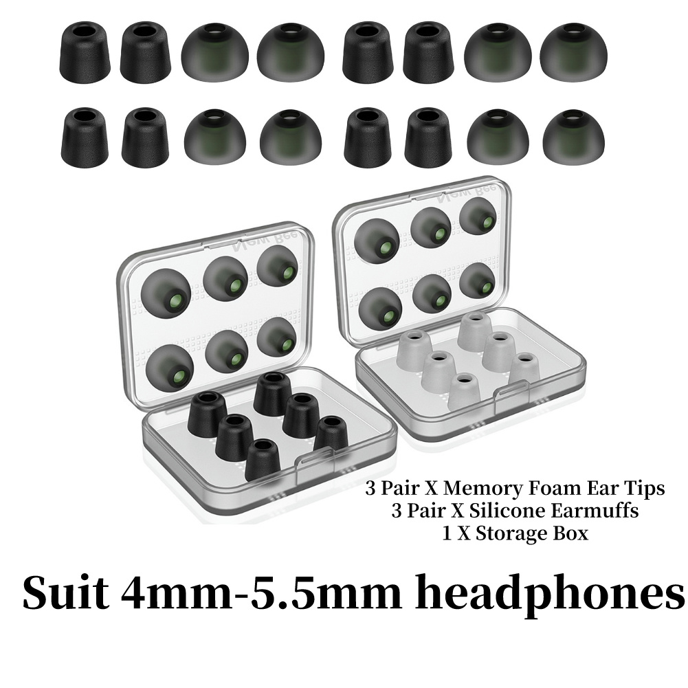 Memory Foam Ear Tips Noise Iso - Earphone Foam Tip ulasan dan harga